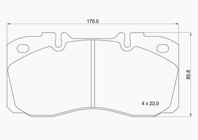 PA6031 BREMBO Комплект тормозных колодок, дисковый тормоз