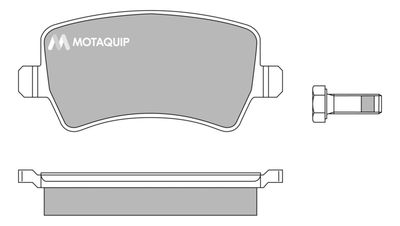 LVXL1356 MOTAQUIP Комплект тормозных колодок, дисковый тормоз