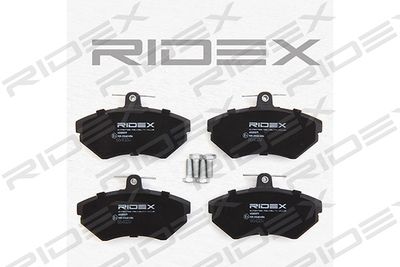 402B0079 RIDEX Комплект тормозных колодок, дисковый тормоз