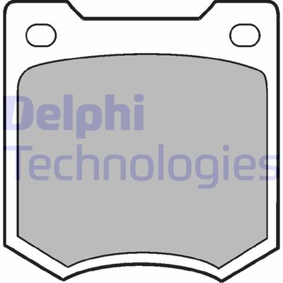LP23 DELPHI Комплект тормозных колодок, дисковый тормоз