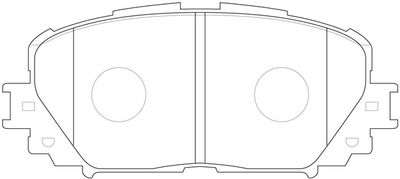 FP1068 FIT Комплект тормозных колодок, дисковый тормоз