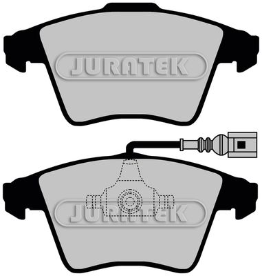 JCP1642 JURATEK Комплект тормозных колодок, дисковый тормоз