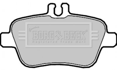 BBP2329 BORG & BECK Комплект тормозных колодок, дисковый тормоз