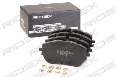402B1202 RIDEX Комплект тормозных колодок, дисковый тормоз
