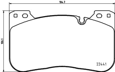 8DB355025991 HELLA PAGID Комплект тормозных колодок, дисковый тормоз