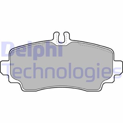 LP1401 DELPHI Комплект тормозных колодок, дисковый тормоз