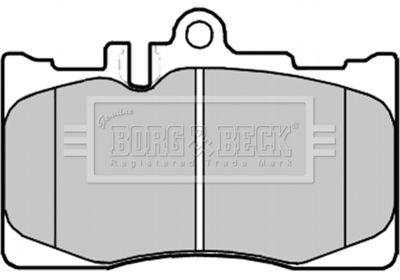 BBP2230 BORG & BECK Комплект тормозных колодок, дисковый тормоз