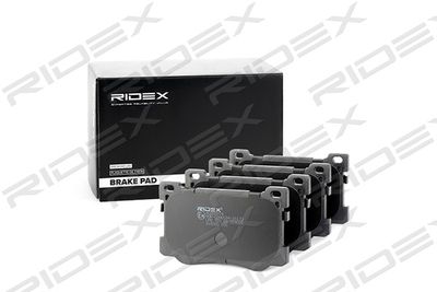 402B0974 RIDEX Комплект тормозных колодок, дисковый тормоз