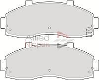 ADB3721 COMLINE Комплект тормозных колодок, дисковый тормоз