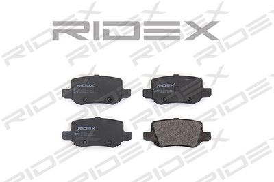 402B0064 RIDEX Комплект тормозных колодок, дисковый тормоз