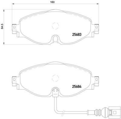 FK20037 KAISHIN Комплект тормозных колодок, дисковый тормоз