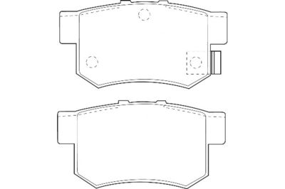 2135711 Omnicraft Комплект тормозных колодок, дисковый тормоз