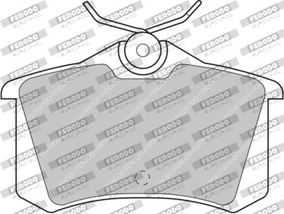 FCP726H FERODO RACING Комплект тормозных колодок, дисковый тормоз