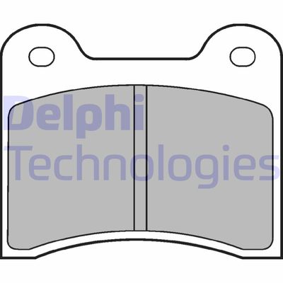 LP63 DELPHI Комплект тормозных колодок, дисковый тормоз