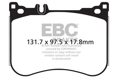 DP22178 EBC Brakes Комплект тормозных колодок, дисковый тормоз