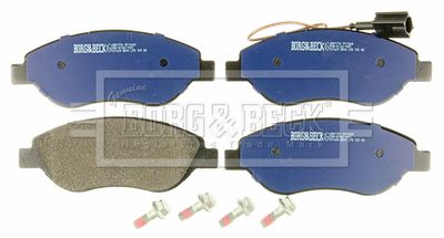 BBP1754 BORG & BECK Комплект тормозных колодок, дисковый тормоз