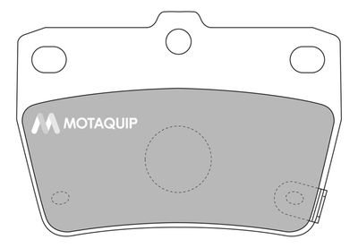 LVXL1110 MOTAQUIP Комплект тормозных колодок, дисковый тормоз