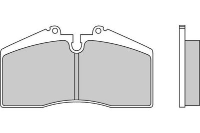 120449 E.T.F. Комплект тормозных колодок, дисковый тормоз