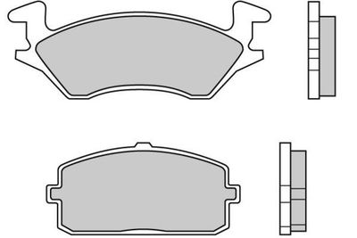 120324 E.T.F. Комплект тормозных колодок, дисковый тормоз