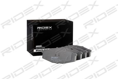 402B0451 RIDEX Комплект тормозных колодок, дисковый тормоз