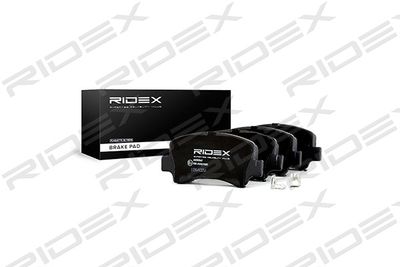 402B0563 RIDEX Комплект тормозных колодок, дисковый тормоз