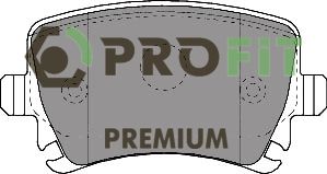 50051636 PROFIT Комплект тормозных колодок, дисковый тормоз