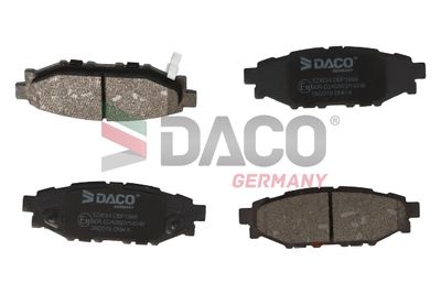323634 DACO Germany Комплект тормозных колодок, дисковый тормоз