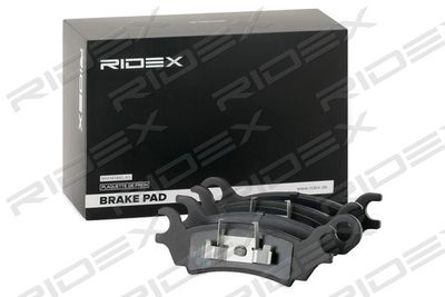 402B1089 RIDEX Комплект тормозных колодок, дисковый тормоз