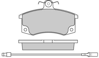 FP0290E FIT Комплект тормозных колодок, дисковый тормоз