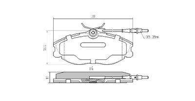 FBP1017 FREMAX Комплект тормозных колодок, дисковый тормоз