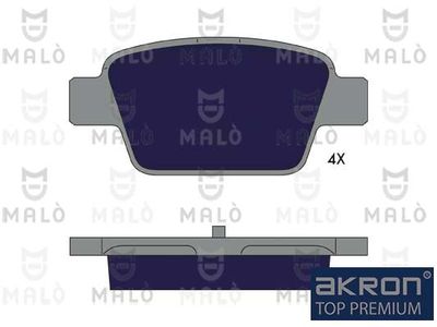 1051382 AKRON-MALÒ Комплект тормозных колодок, дисковый тормоз
