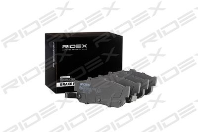 402B0719 RIDEX Комплект тормозных колодок, дисковый тормоз