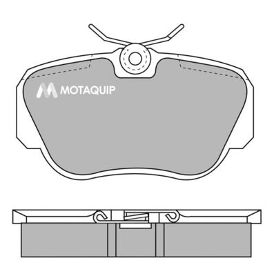 LVXL616 MOTAQUIP Комплект тормозных колодок, дисковый тормоз