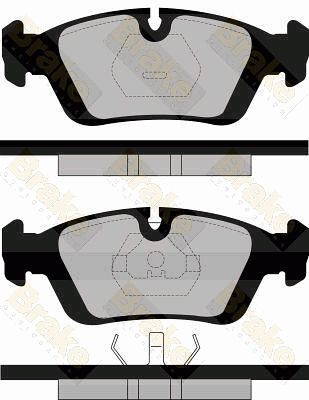 PA602 Brake ENGINEERING Комплект тормозных колодок, дисковый тормоз