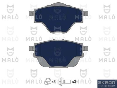 1051169 AKRON-MALÒ Комплект тормозных колодок, дисковый тормоз