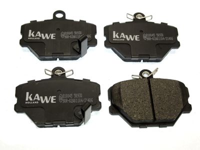 810045 KAWE Комплект тормозных колодок, дисковый тормоз