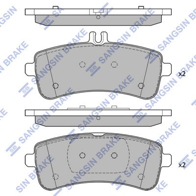 SP4422 Hi-Q Комплект тормозных колодок, дисковый тормоз