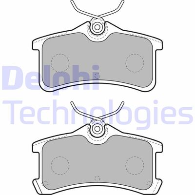 LP1917 DELPHI Комплект тормозных колодок, дисковый тормоз