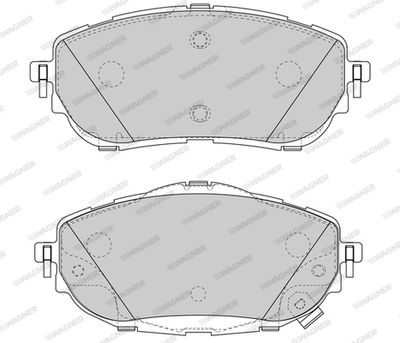 WBP25698A WAGNER Комплект тормозных колодок, дисковый тормоз