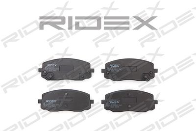 402B0108 RIDEX Комплект тормозных колодок, дисковый тормоз