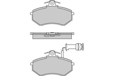 120497 E.T.F. Комплект тормозных колодок, дисковый тормоз