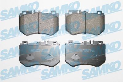 5SP1980 SAMKO Комплект тормозных колодок, дисковый тормоз