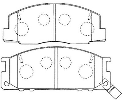 FP0355 FIT Комплект тормозных колодок, дисковый тормоз