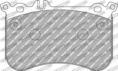 FCP4806H FERODO RACING Комплект тормозных колодок, дисковый тормоз