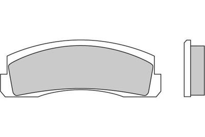 120138 E.T.F. Комплект тормозных колодок, дисковый тормоз