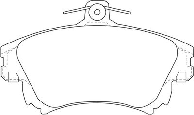 FP3404 FIT Комплект тормозных колодок, дисковый тормоз
