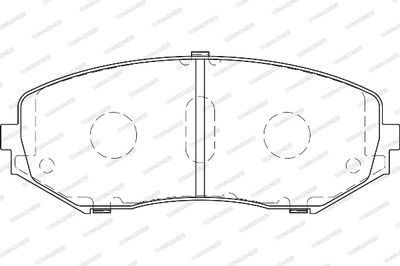WBP24346A WAGNER Комплект тормозных колодок, дисковый тормоз
