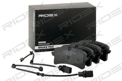 402B1235 RIDEX Комплект тормозных колодок, дисковый тормоз