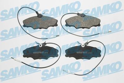 5SP619 SAMKO Комплект тормозных колодок, дисковый тормоз