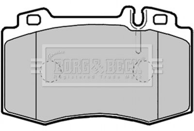 BBP2132 BORG & BECK Комплект тормозных колодок, дисковый тормоз